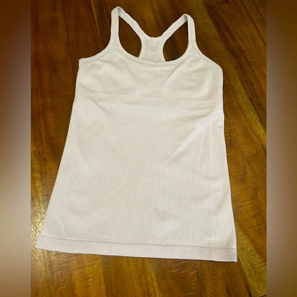 LULULEMON Ebb to Street Tank PETAL PINK size 8 - Picture 1 of 5